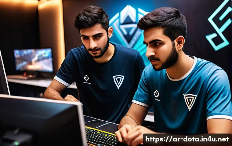 도타2 커뮤니티 챌린지 - **Prompt 1: The Unified Arab Dota 2 Squad**
    "A vibrant, dynamic shot of a diverse group of Arab ...