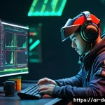 도타2 매칭 승률 계산기 - **Prompt: The Data-Driven Ascent**
    An intricate, futuristic illustration of a dedicated Dota 2 p...